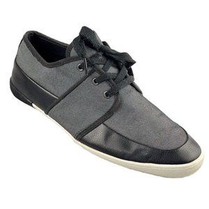 Rock & Republic Shoes Maddox Grey Casual Black/Gray Textile Men's 8.5M